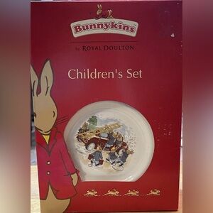 Vintage Royal Doulton Bunnykins
Baby's Set Traditional Bowl Mug - New in box